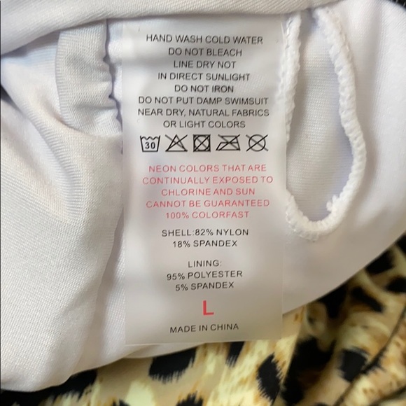 One piece animal print swimsuit - Picture 5 of 6